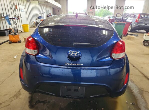 KMHTC6AD7HU324359 2017 HYUNDAI VELOSTER Синий Вид сзади