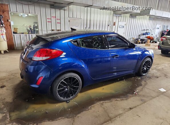 KMHTC6AD7HU324359 2017 HYUNDAI VELOSTER Синий Задняя правая четверть