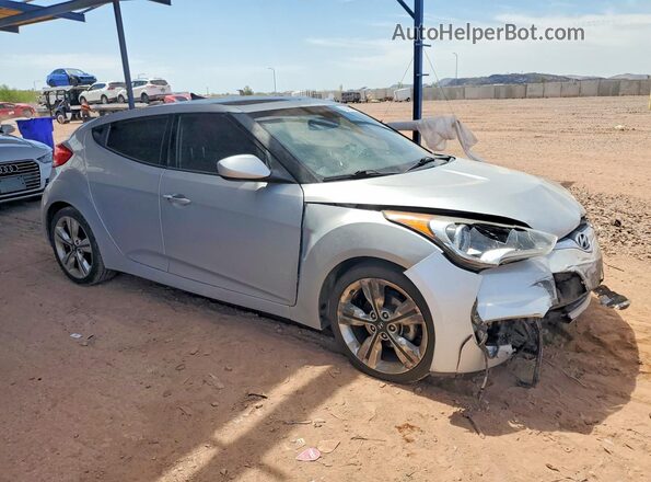 KMHTC6AD8GU259262 2016 HYUNDAI VELOSTER Silver Delantero derecho