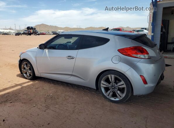 KMHTC6AD8GU259262 2016 HYUNDAI VELOSTER Silver Trasero izquierdo