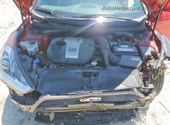 KMHTC6AE3GU303712 2016 HYUNDAI VELOSTER Red Вид задньої частини салону