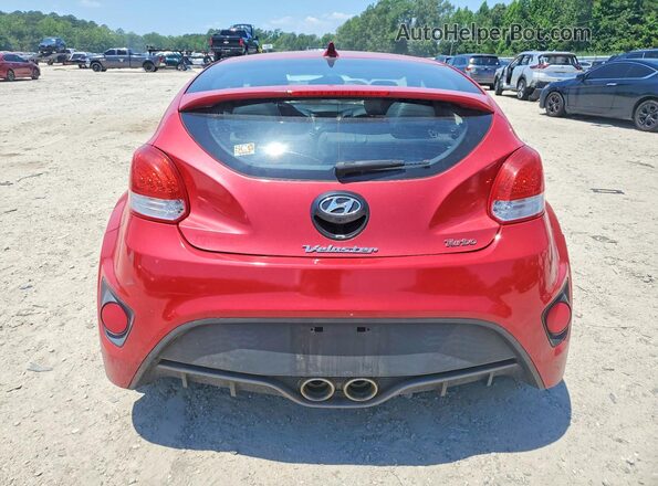 KMHTC6AE3GU303712 2016 HYUNDAI VELOSTER Red Вид ззаду