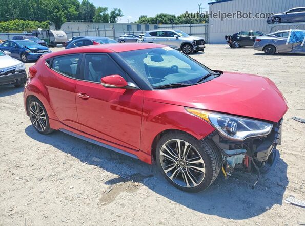 KMHTC6AE3GU303712 2016 HYUNDAI VELOSTER Red Передня права чверть