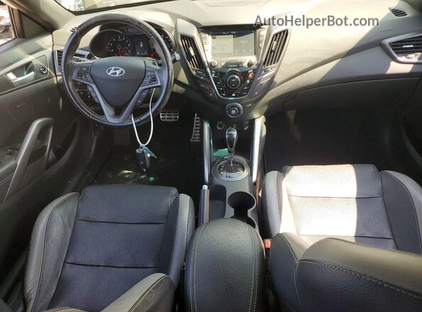 KMHTC6AE4GU271093 2016 HYUNDAI VELOSTER White Vista del salpicadero