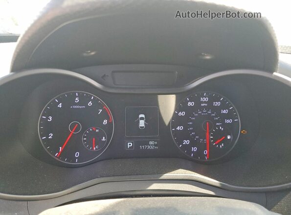 KMHTC6AE4GU271093 2016 HYUNDAI VELOSTER White Vista del cuadro de instrumentos