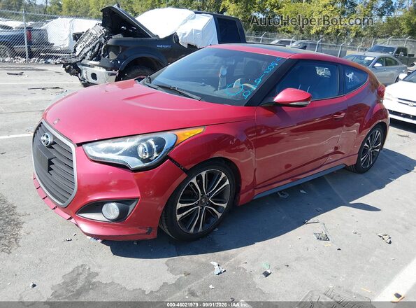KMHTC6AE8GU272926 2016 HYUNDAI VELOSTER Красный Передняя левая четверть