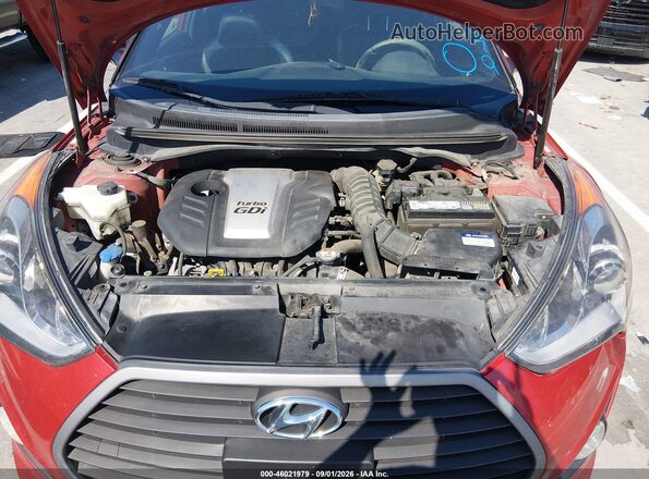 KMHTC6AE8GU272926 2016 HYUNDAI VELOSTER Красный Вид сзади