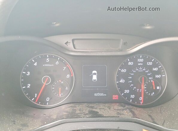 KMHTC6AE8GU290729 2016 HYUNDAI VELOSTER Белый Вид щитка приборов