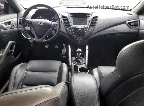 KMHTC6AE8GU290729 2016 HYUNDAI VELOSTER Белый Вид панели приборов