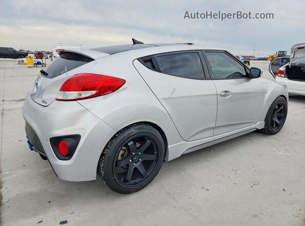 KMHTC6AE9HU314182 2017 HYUNDAI VELOSTER Silver Задня права чверть