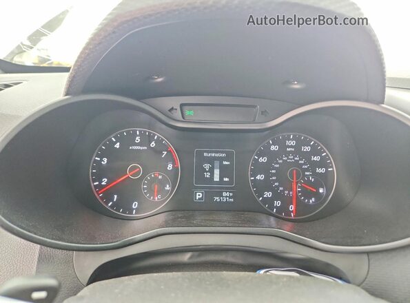 KMHTC6AE9HU314182 2017 HYUNDAI VELOSTER Silver Вид щитка приладів