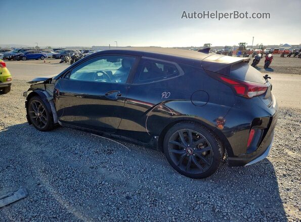 KMHTH6AB5KU010829 2019 HYUNDAI VELOSTER Charcoal Հետևի ձախ