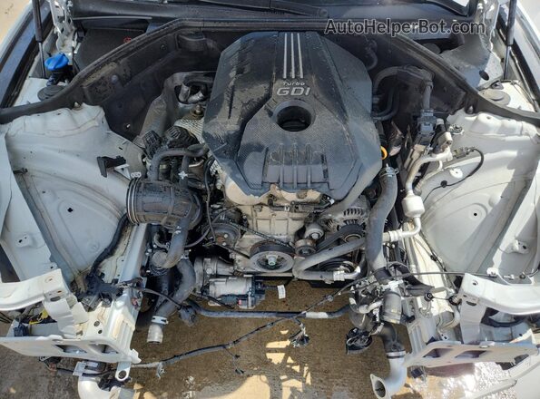 KMTG34TA8PU113121 2023 GENESIS G70 White Սալոնի 360 աստիճան տեսք