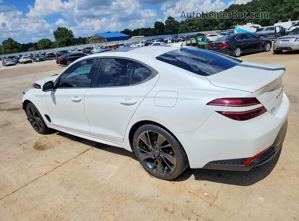 KMTG34TA8PU113121 2023 GENESIS G70 White Հետևի ձախ