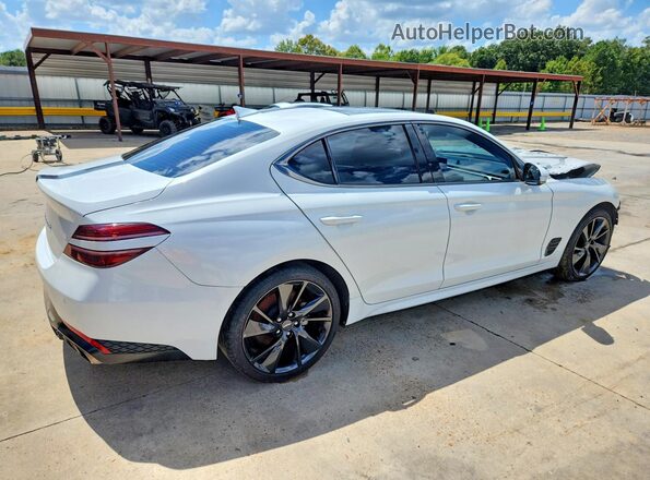 KMTG34TA8PU113121 2023 GENESIS G70 White Հետևի աջ