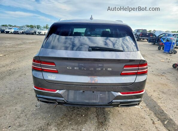 KMUHBDSB1MU039002 2021 GENESIS GV80 Gray Rear view