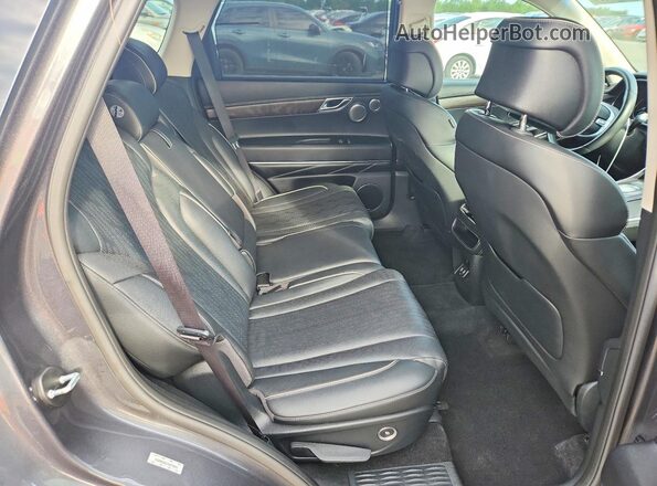 KMUHBDSB1MU039002 2021 GENESIS GV80 Gray Rear interior view