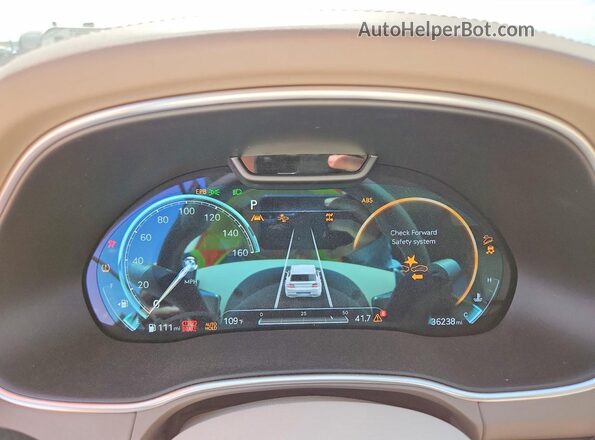 KMUHCESCXPU131922 2023 GENESIS GV80 Blue Instrument cluster view