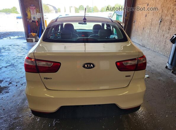 KNADM4A30G6540765 2016 KIA RIO Белый Вид сзади