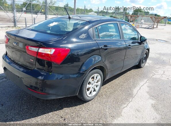 KNADM4A32H6072670 2017 KIA RIO Black Rear right