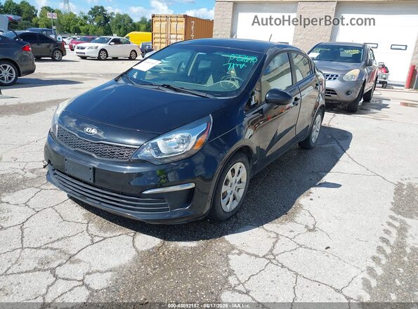 KNADM4A32H6072670 2017 KIA RIO Black Front left