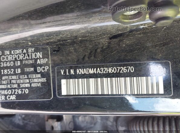 KNADM4A32H6072670 2017 KIA RIO Black Engine compartment view