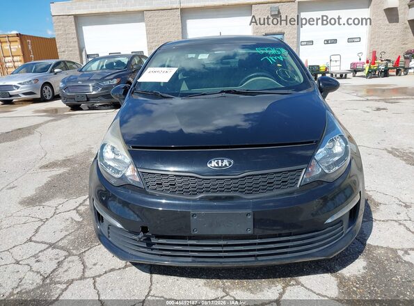 KNADM4A32H6072670 2017 KIA RIO Black Front view