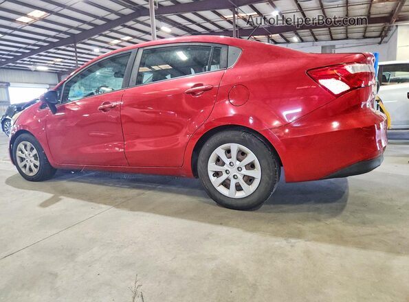 KNADM4A35H6005710 2017 KIA RIO Red Հետևի ձախ