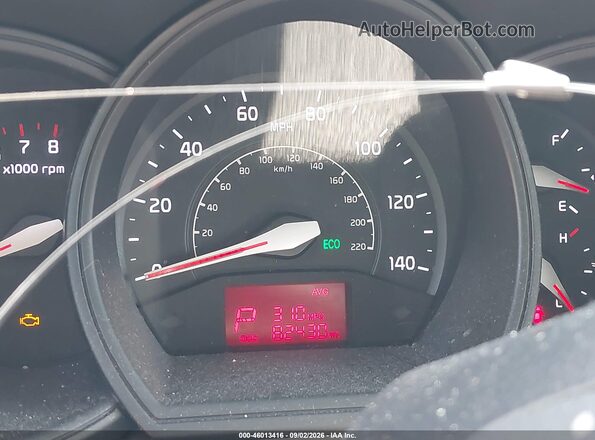 KNADM5A32G6633423 2016 KIA RIO Silver უკანა სავარძლების ხედი