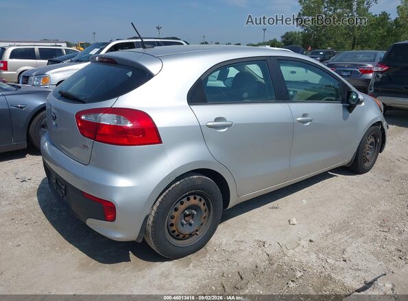 KNADM5A32G6633423 2016 KIA RIO Silver უკანა მარჯვენა