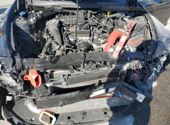 KNAE35LC8K6060184 2019 KIA STINGER Blue Вид задньої частини салону