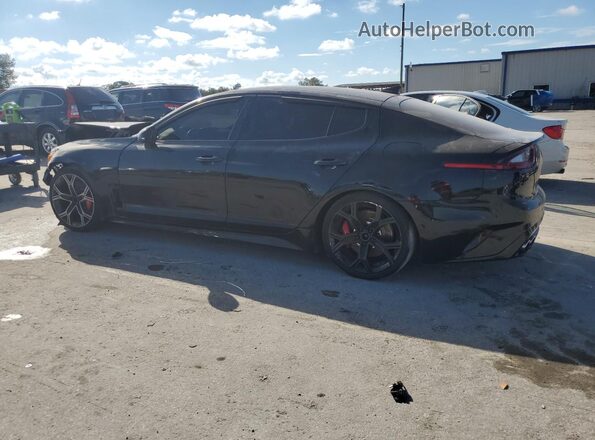 KNAE35LC8K6060184 2019 KIA STINGER Blue Задня ліва чверть
