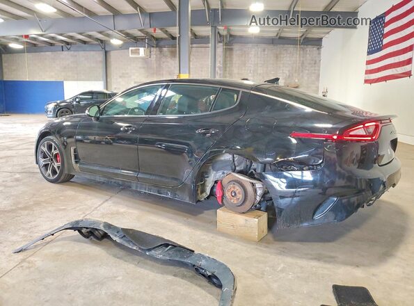 KNAE45LC4M6094736 2021 KIA STINGER Black Tył lewy