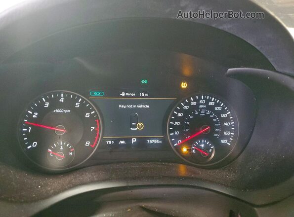 KNAE45LC4M6094736 2021 KIA STINGER Black Widok zestawu wskaźników