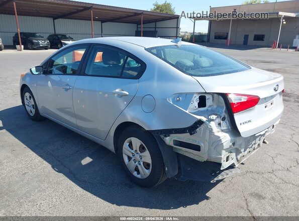 KNAFK4A61G5515694 2016 KIA FORTE Silver Задня ліва чверть
