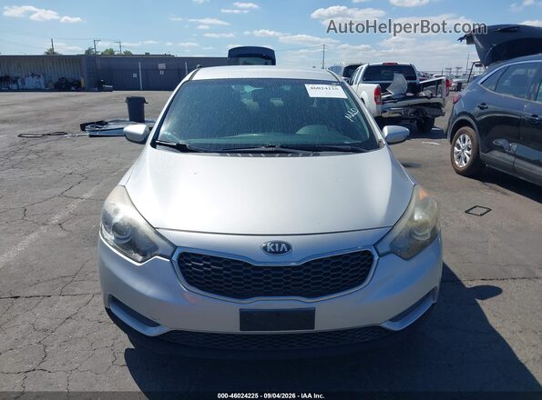 KNAFK4A61G5515694 2016 KIA FORTE Silver Вид щитка приладів