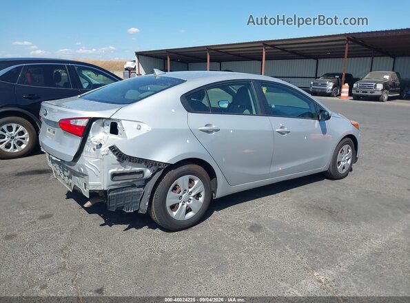 KNAFK4A61G5515694 2016 KIA FORTE Silver Задня права чверть