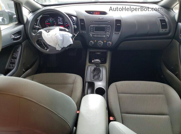 KNAFK4A65G5486670 2016 KIA FORTE Black Вид панелі приладів