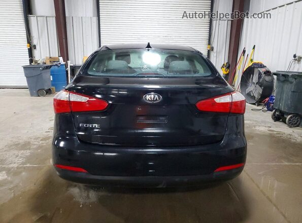 KNAFK4A65G5486670 2016 KIA FORTE Black Вид ззаду