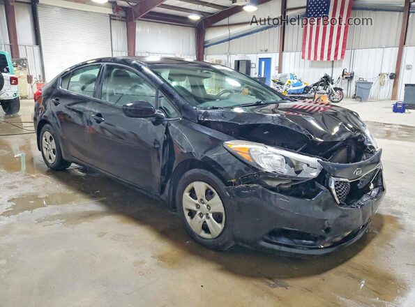 KNAFK4A65G5486670 2016 KIA FORTE Black Передня права чверть