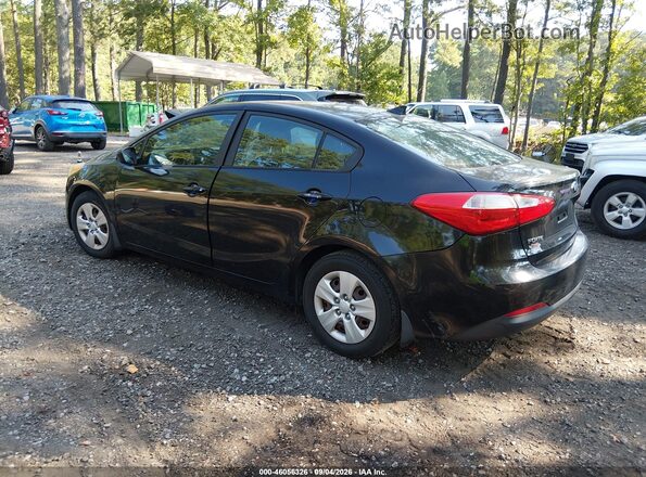 KNAFK4A67G5462256 2016 KIA FORTE Black Rear left