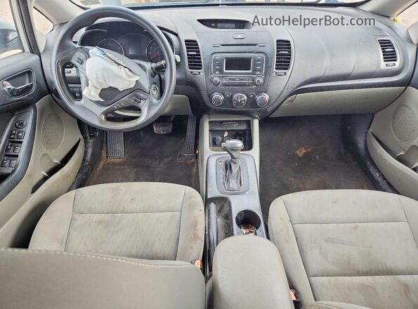 KNAFK4A6XG5478337 2016 KIA FORTE Silver Widok deski rozdzielczej