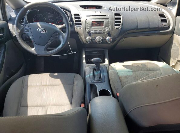 KNAFK4A6XG5510896 2016 KIA FORTE Silver Вид панелі приладів