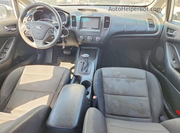 KNAFX4A62G5554117 2016 KIA FORTE White წინა პანელის ხედი
