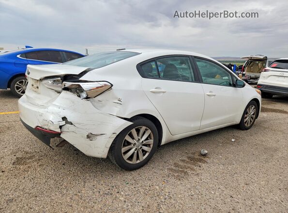 KNAFX4A63G5560315 2016 KIA FORTE White Rear right