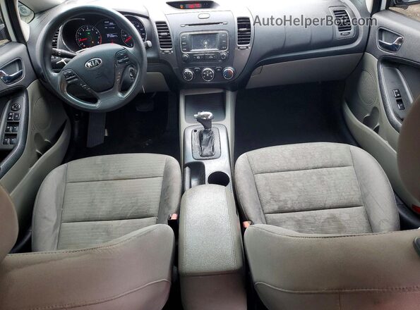 KNAFX4A67G5559412 2016 KIA FORTE White Widok deski rozdzielczej