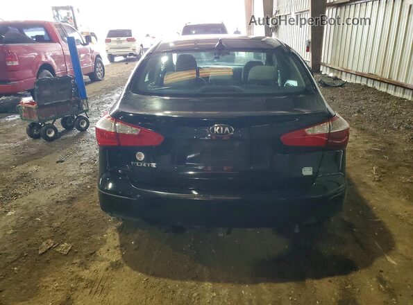 KNAFX4A69G5498063 2016 KIA FORTE Черный Вид сзади
