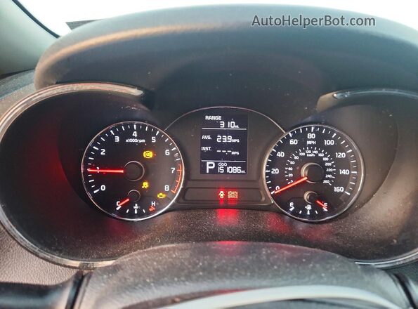 KNAFX4A6XG5584451 2016 KIA FORTE Gray Widok zestawu wskaźników