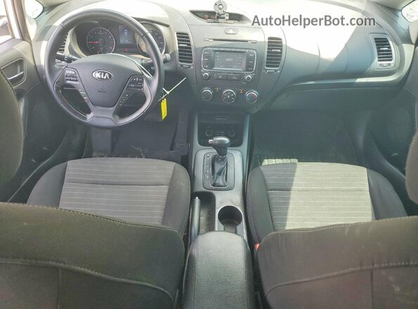 KNAFX4A82G5545466 2016 KIA FORTE White Вид панелі приладів