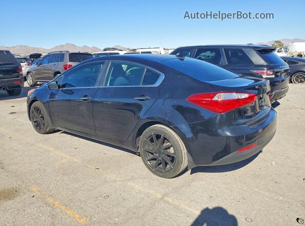 KNAFX4A88G5450748 2016 KIA FORTE Black Հետևի ձախ